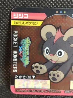 Litleo Pokemon XY Data Plastic Clear Card Vintage Rare Nintendo Japanese - Image 3
