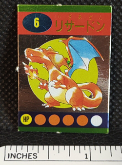 Charizard Pokemon Ginpika Himitsu Mini Holo Card Japanese Nintendo Rare - Image 2