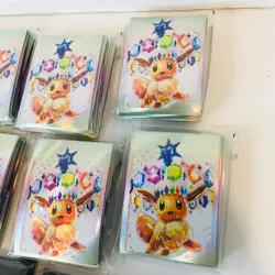 Pokemon Prismatic Evolutions Card Sleeves Celebrations Phantasmal Flames TCG Lot - Image 4