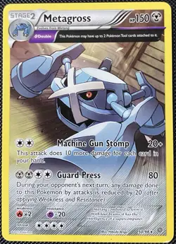 Metagross 50/98 XY - Ancient Origins Regular (See Photos) Pokemon Card - Image 1