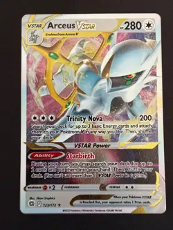 Arceus VSTAR - Brilliant Stars (2022) #123/172 | METAL CARD - Image 1