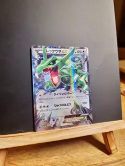 *Print Error Card* (Left Side Print Error) Pokemon Card Rayquaza EX 061/078 XY6 - Image 1