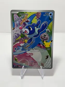 Pokemon First Partner Illustration Series 1 Gen 7 Starters Alola Rowlet Popplio - Image 2