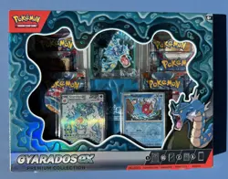 Pokemon TCG Gyarados Ex Premium Collection Box Sealed 6 Booster Pack Set - Image 1