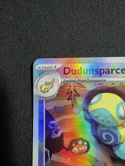 Pokemon Dudunsparce 080/131 Prismatic Evolutions master ball Holo Rare 140 HP - Image 2
