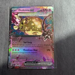 Pokemon TCG: Dedenne ex 093/193 Sv02 Paldea Evolved - Near Mint Holo Ultra Rare - Image 1