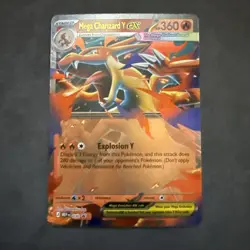 Pokemon TCG Mega Charizard Y Ex 030 Black Star Promo NM - Image 1