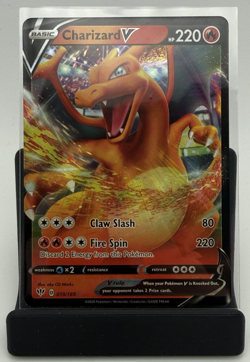 Pokemon TCG: Charizard V #19/189 IR Illustration Rare 2020 Darkness Ablaze M/NM - Image 1
