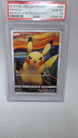 2018 Pokemon Japanese Munch Pikachu PSA 10 GEM MINT #288 SM Promo 🔥 Rare - Image 1