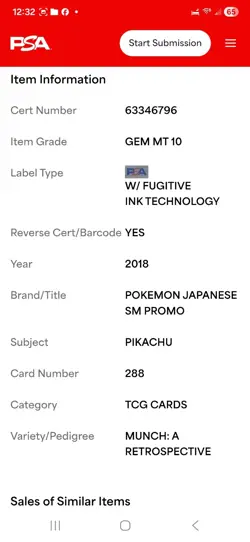 2018 Pokemon Japanese Munch Pikachu PSA 10 GEM MINT #288 SM Promo 🔥 Rare - Image 3