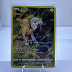 Pokemon Pikachu TG05/TG30 Lost Origin Trainer Gallery Full Art Holo Ultra Rare - Image 1
