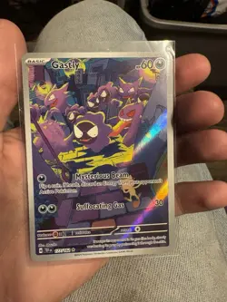 Pokemon TCG Gastly Scarlet Violet Temporal Forces 177/162 IR NM - Image 1