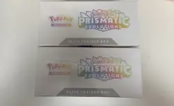 Pokemon TCG Prismatic Evolutions Elite Trainer Box ETB - Factory Sealed Lot Of 2 - Image 2