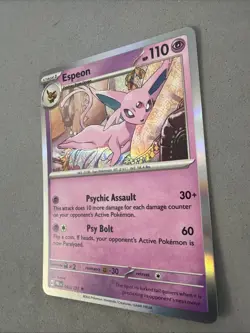 Pokemon TCG * SV Prismatic Evolutions 033/131 Espeon Rare * HOLO * NM - Image 2