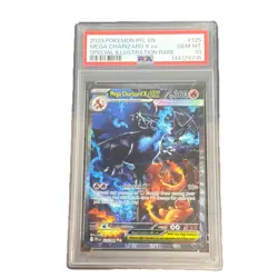 2025 POKEMON PHANTASMAL FLAMES ILLUSTRATION RARE #125 MEGA CHARIZARD X EX PSA 10 - Image 1