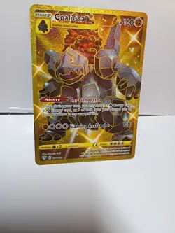 Pokemon Coalossal 198/189 Secret Rare Holo Darkness Ablaze HP 160 Ability - Image 1