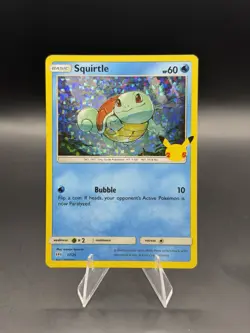 SQUIRTLE 17/25 CELEBRATIONS 25TH ANNIVERSARY MCDONALDS HOLO NM Pokemon TCG - Image 1