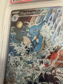 2024 Pokemon SVP Kingdra EN-SV 131 EX PSA 10 Black Star Promo RARE - Image 2