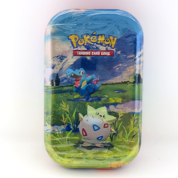 Pokemon TCG Mini Tin Sealed Togepi Totodile Pikachu Art New - Image 3
