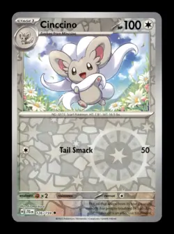 Sv09: Journey Together Pokemon TCG Cinccino Reverse Holo - Image 1