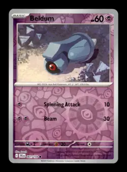 Sv09: Journey Together Pokemon TCG Beldum Reverse Holo - Image 1