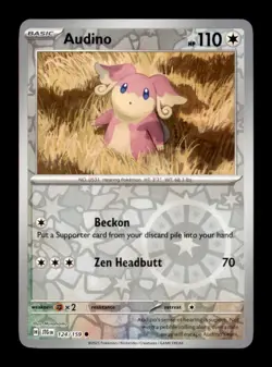 Sv09: Journey Together Pokemon TCG Audino Reverse Holo - Image 1