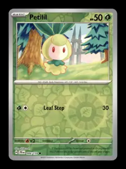 Sv09: Journey Together Pokemon TCG Petilil Reverse Holo - Image 1
