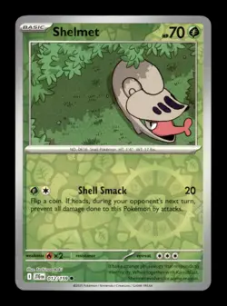 Sv09: Journey Together Pokemon TCG Shelmet Reverse Holo - Image 1