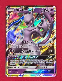 Mewtwo GX 39/73 Shining Legends Holo LP Pokemon TCG Ships FAST - Image 1
