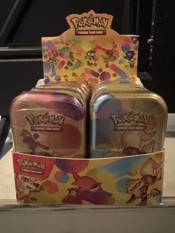 Pokemon TCG 151 Mini Tin Display Case (TINS SEALED) - Image 1