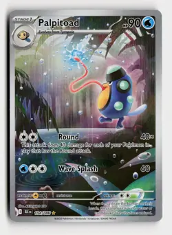 Palpitoad 104/086 IR BLK SV: Black Bolt Pokemon TCG Illustration Rare - Image 1