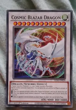 Cosmic Blazar Dragon LED6-EN029 Legendary Duelists: Magical Hero 1st Edition - Image 1