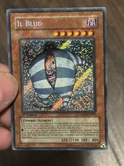 Yugioh IL Blud TAEV-EN088 Secret Rare 1st Edition NM Holo Bleed - Image 1