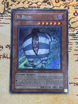 Yugioh IL Blud TAEV-EN088 Secret Rare 1st Edition NM Holo Bleed - Image 3