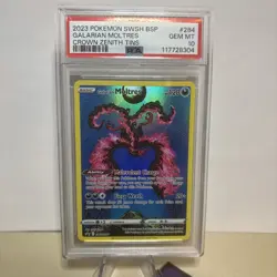 2019-2023 Pokemon SWSH Black Star Promos Galarian Moltres #SWSH284 PSA 10 - Image 1