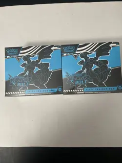 Pokemon Black Bolt Elite Trainer Box ETB Lot of 2 New Sealed! - Image 1