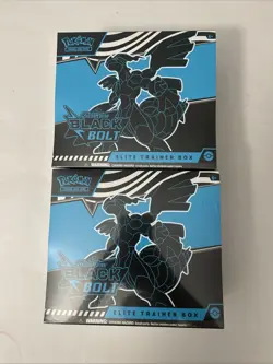 Pokemon Black Bolt Elite Trainer Box ETB Lot of 2 New Sealed! - Image 2