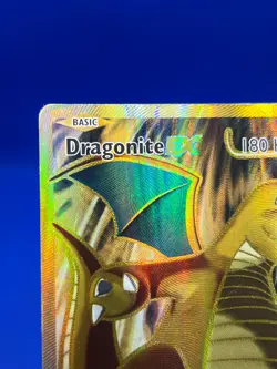 2016 Pokemon XY Evolutions Dragonite EX 106/108 Full Art Ultra Rare DMG/Creased - Image 4
