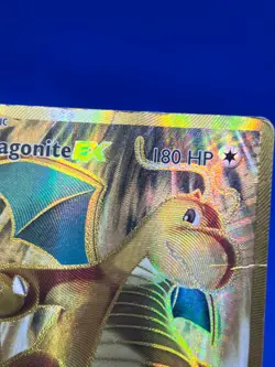 2016 Pokemon XY Evolutions Dragonite EX 106/108 Full Art Ultra Rare DMG/Creased - Image 5