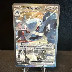 Pokemon TCG Steven's Metagross ex Secret Rare Full Art Holo 289/217 2024 - Image 1