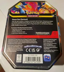 Pokemon TCG Mega Charizard Y EX Tin - BRAND NEW SEALED - Image 2