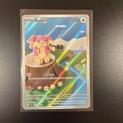 Pokemon AUDINO 151/086 Black Bolt Scarlet & Violet Mint To NM Condition - Image 1
