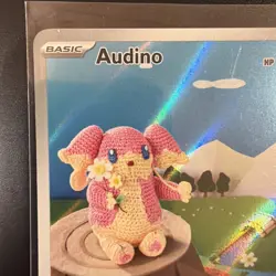 Pokemon AUDINO 151/086 Black Bolt Scarlet & Violet Mint To NM Condition - Image 2