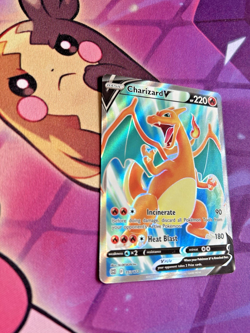Charizard V - 153/172 [Brilliant Stars] Pokemon TCG - FULL ART ULTRA RARE - LP - Image 2