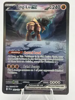 Pokemon Ting-Lu ex 263/193 SV2: Paldea Evolved Illustration Rare Holo English NM - Image 1