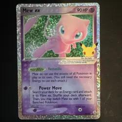 Pokemon Mew ex 88/92 Celebrations 25th Anniversary Collection EX Holo English - Image 1