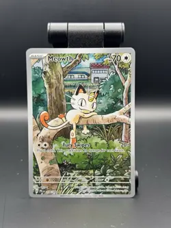 Meowth 106/094 Illustration Rare ME: Phantasmal Flame Pokemon TCG - NM - Image 1