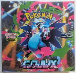 Pokemon Inferno X Japanese Booster Box Sealed Minor Wear Factory Shrink USA FL - Image 1