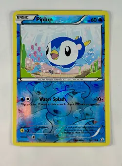Piplup 2013 Pokemon Legendary Treasures Reverse Holo 33/113 * Light Play - Image 1