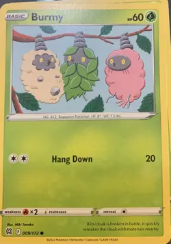 Pokemon TCG Pokemon Burmy Burmy Common Regular - Image 1